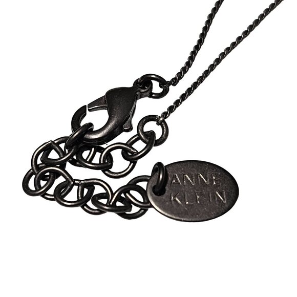 Anne Kline Boho Blue Purple Beaded Waterfall Chain Necklace Fashion Jewelry - Picture 4 of 6